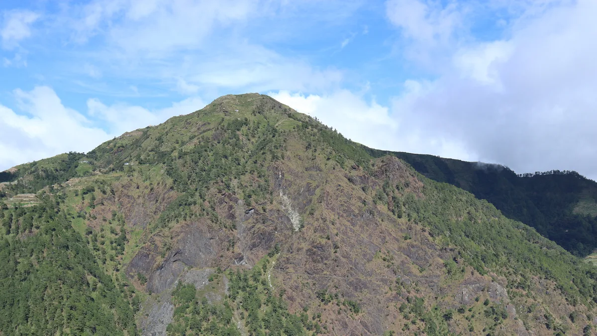 Mount Timbak in Philippines