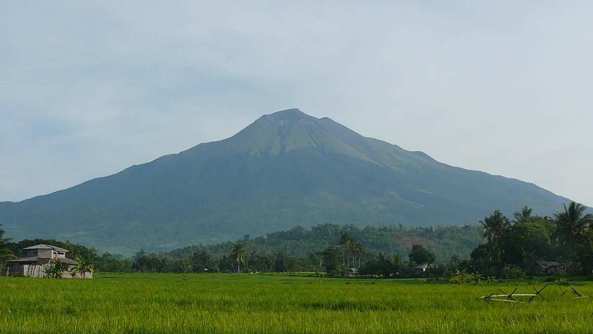 Mount Kanlaon in Philippines