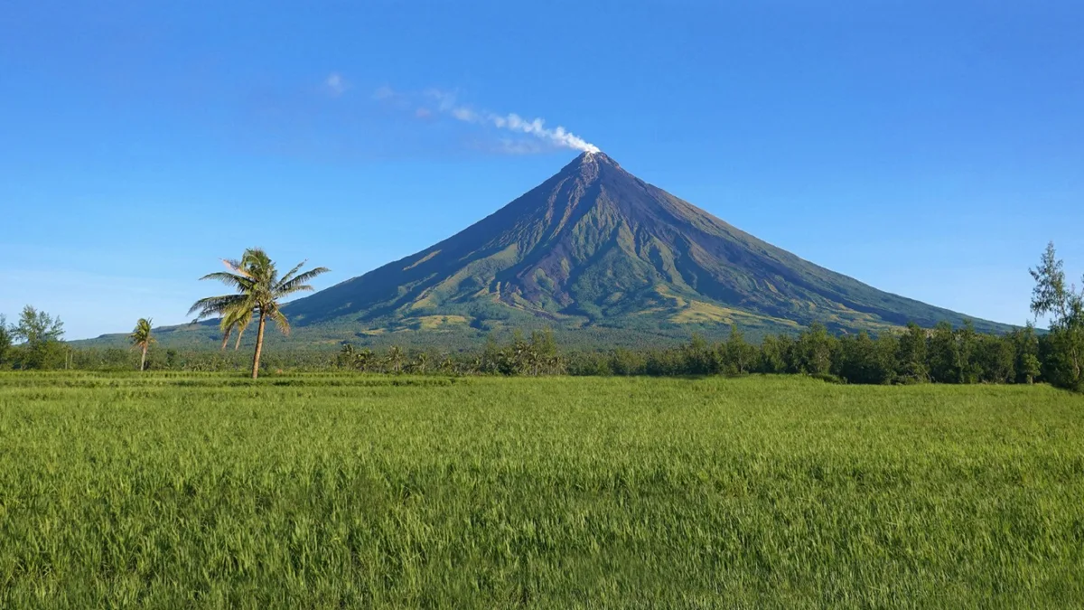 Mayon Volcano in Philippines