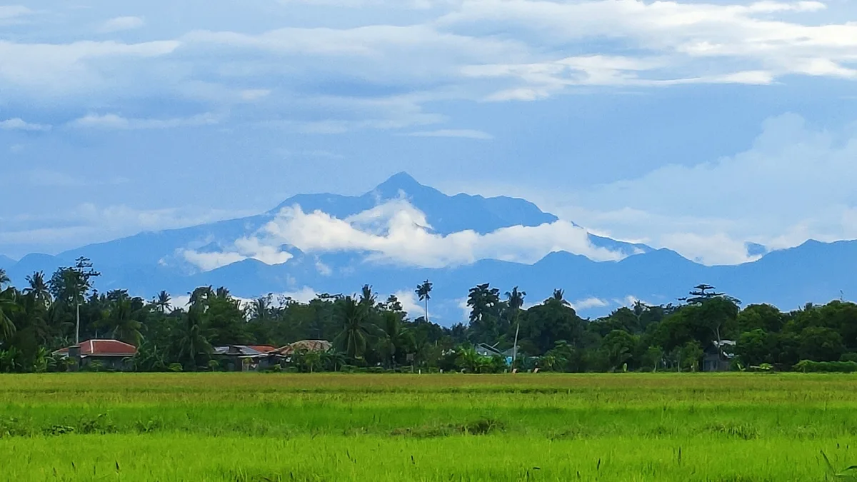 Mount Madja-as in Philippines