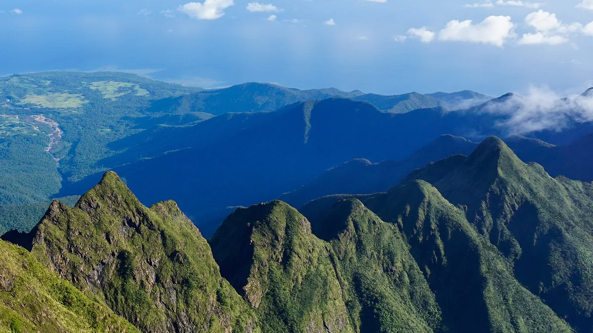 Mount Guiting-Guiting in Philippines