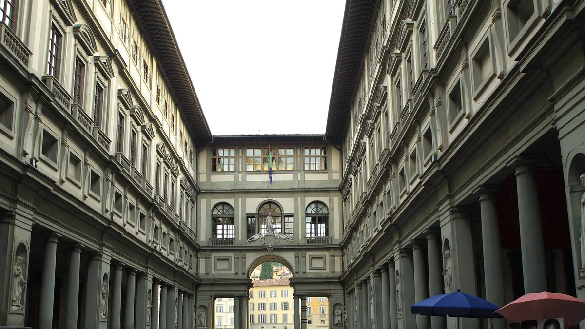 Uffizi Gallery in Italy