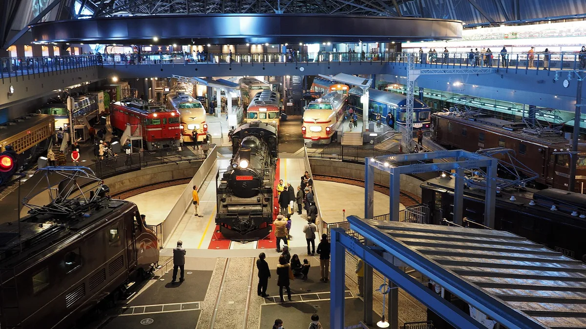 The Railway Museum in Japan