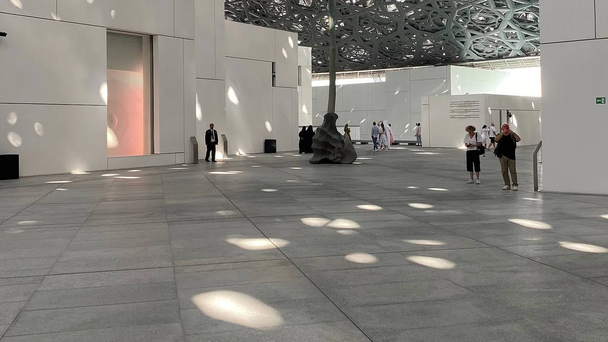 Louvre Abu Dhabi in United Arab Emirates