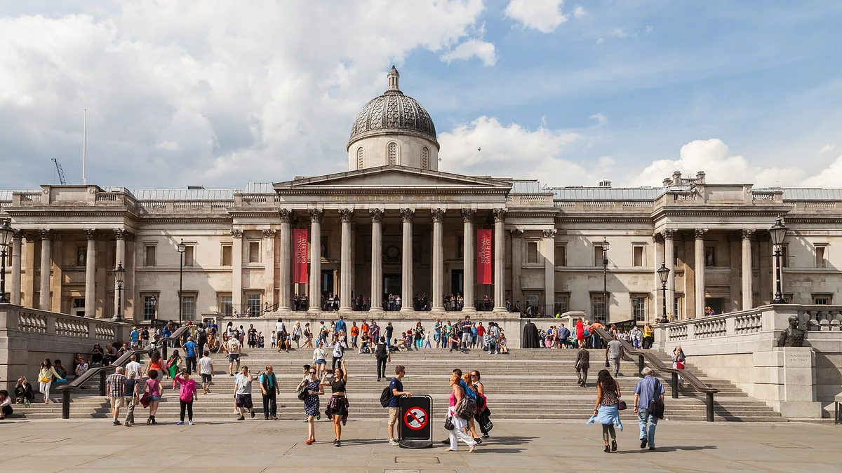 The National Gallery in United Kingdom