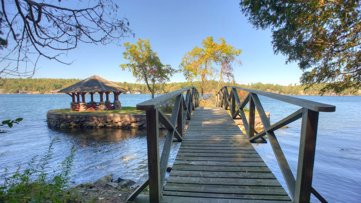 Thousand Islands National Park in Canada