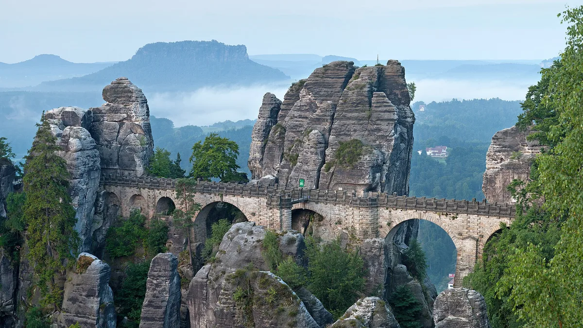 Saxon Switzerland National Park in Germany