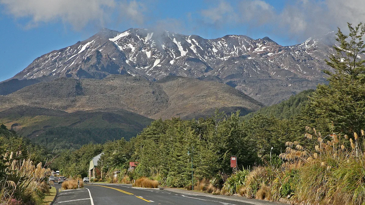 Tongariro National Park in New Zealand