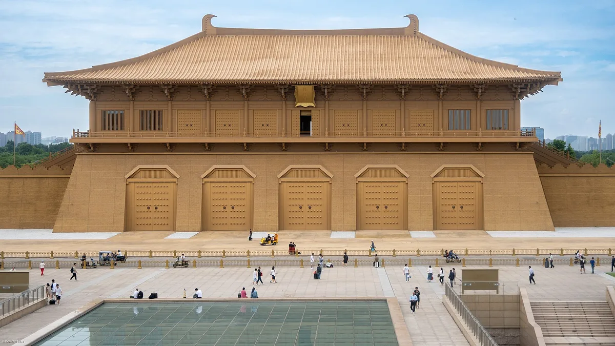Daming Palace National Heritage Park in China