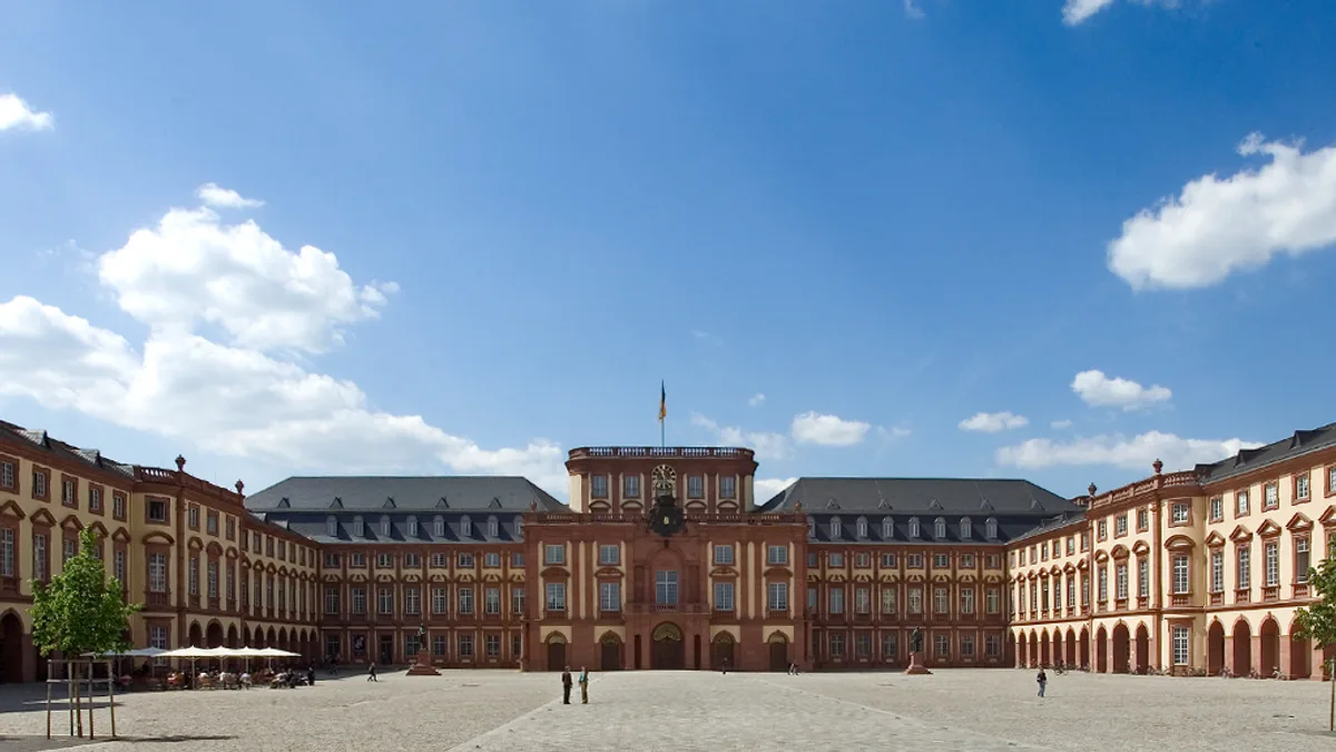 Mannheim Baroque Palace in Germany
