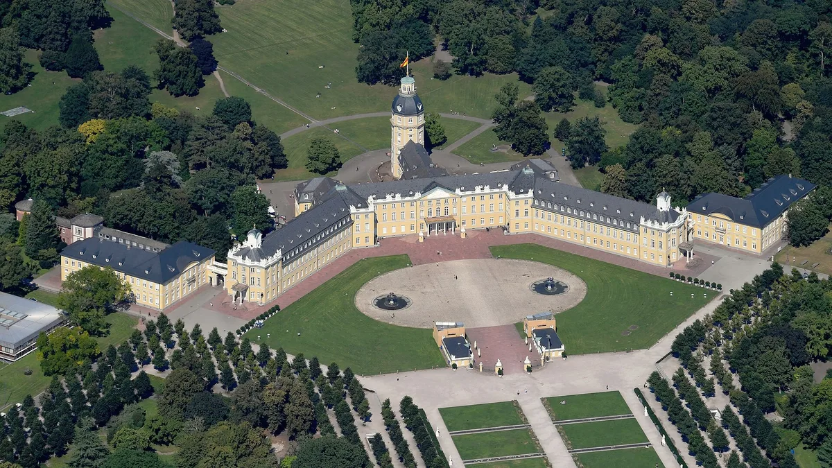 Karlsruhe Palace in Germany