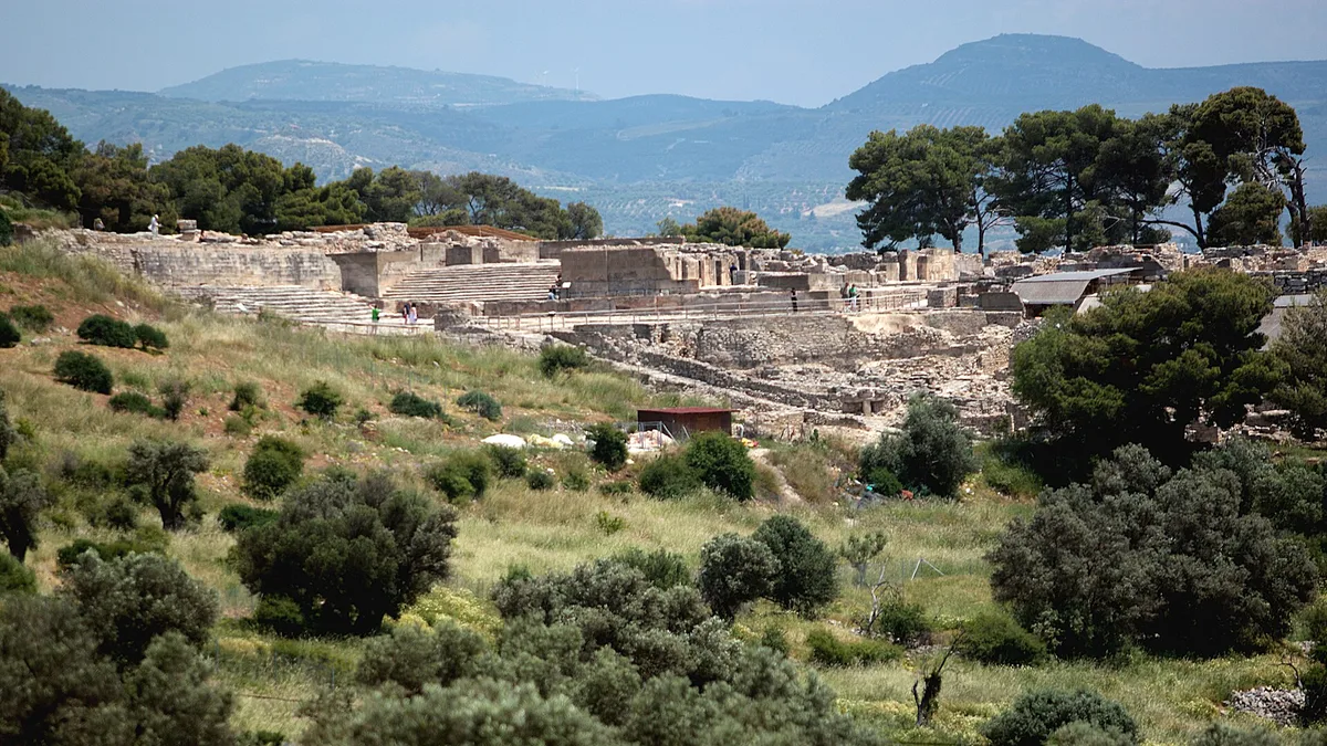 Phaistos Palace in Greece