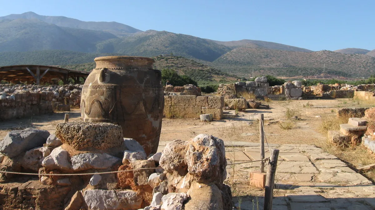 Malia Palace in Greece