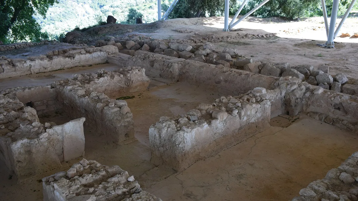 Palace of Nestor in Greece