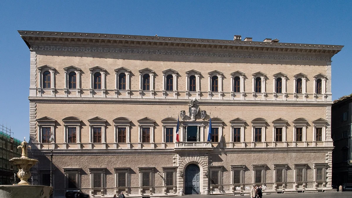 Palazzo Farnese in Italy