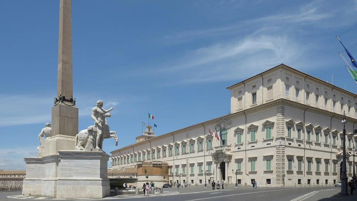 Quirinal Palace in Italy