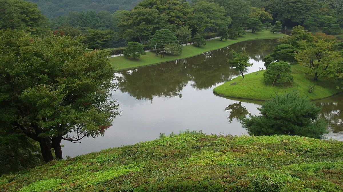 Shugakuin Imperial Villa in Japan