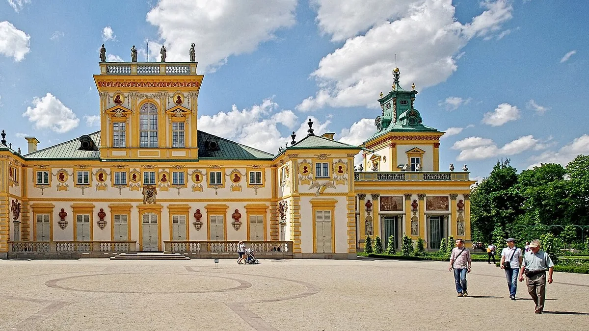 Wilanów Palace in Poland