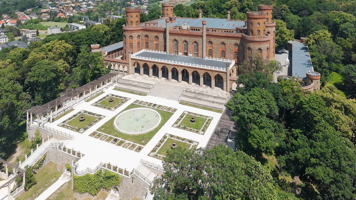 Łazienki Palace in Poland