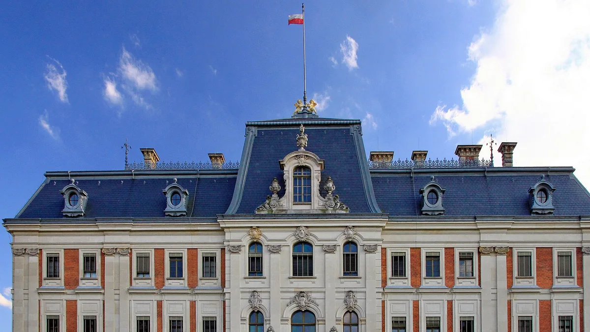 Pszczyna Castle in Poland