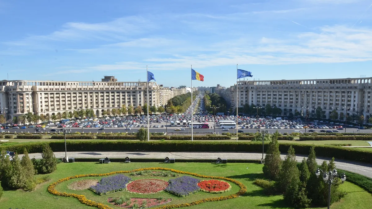 Palace of the Parliament in Romania