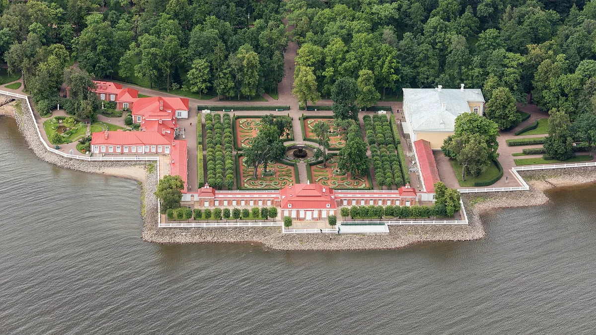 Monplaisir Palace in Russia