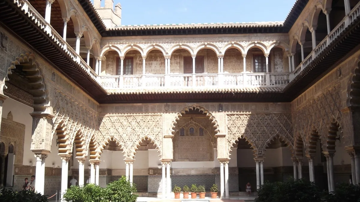 Royal Alcázar of Seville in Spain