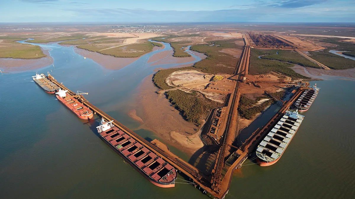 Port of Port Hedland in Australia