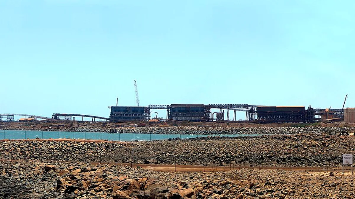 Port of Dampier in Australia