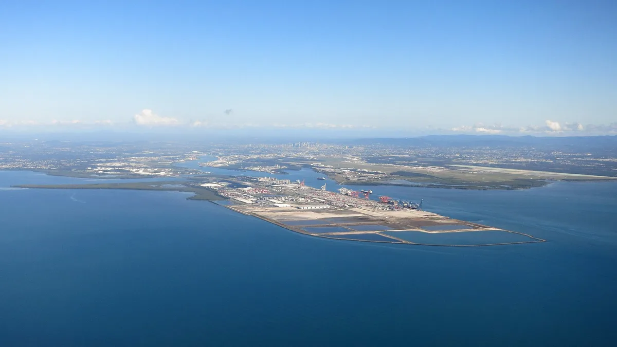 Port of Brisbane in Australia