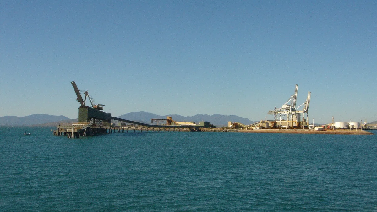 Port of Townsville in Australia