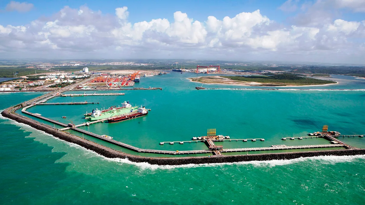 Port of Suape in Brazil