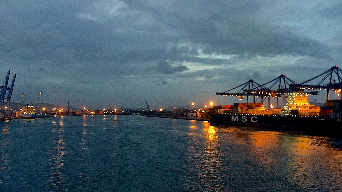 Port of Navegantes in Brazil