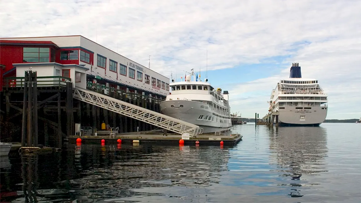 Port of Prince Rupert in Canada