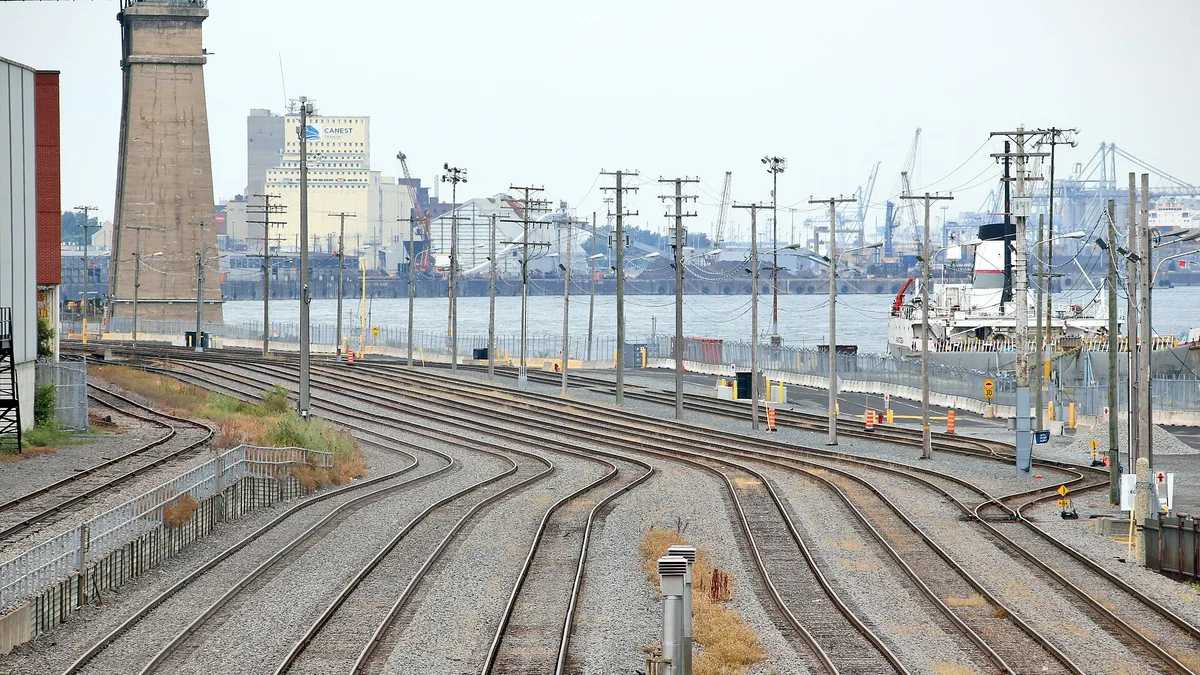 Port of Montreal in Canada