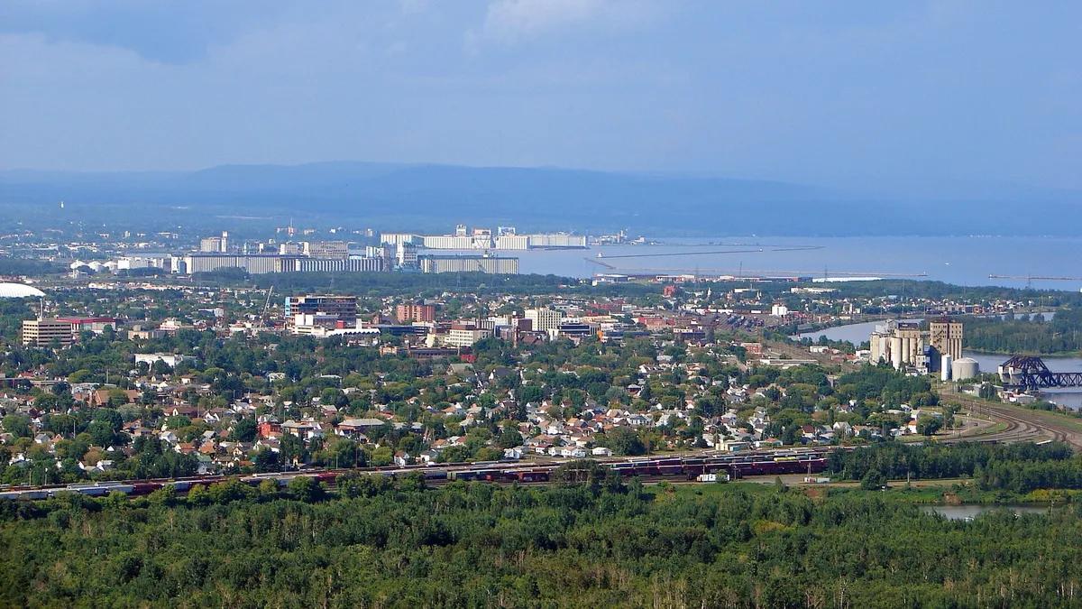 Port of Thunder Bay in Canada