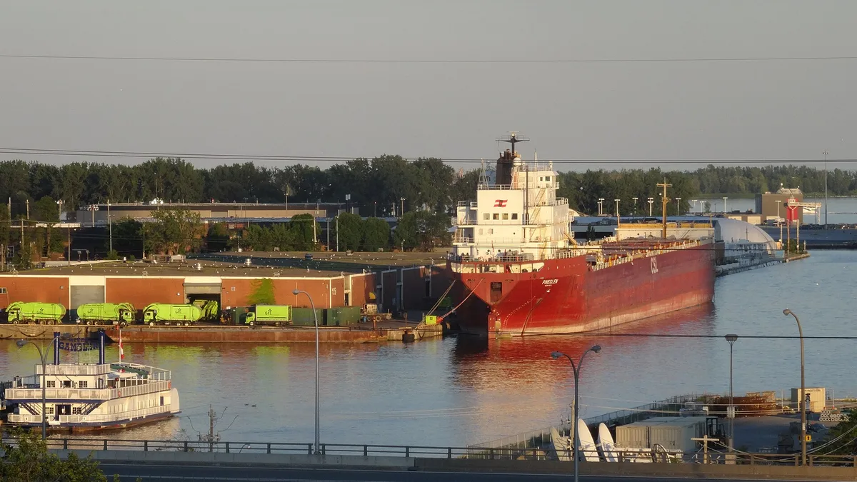 Port of Toronto in Canada