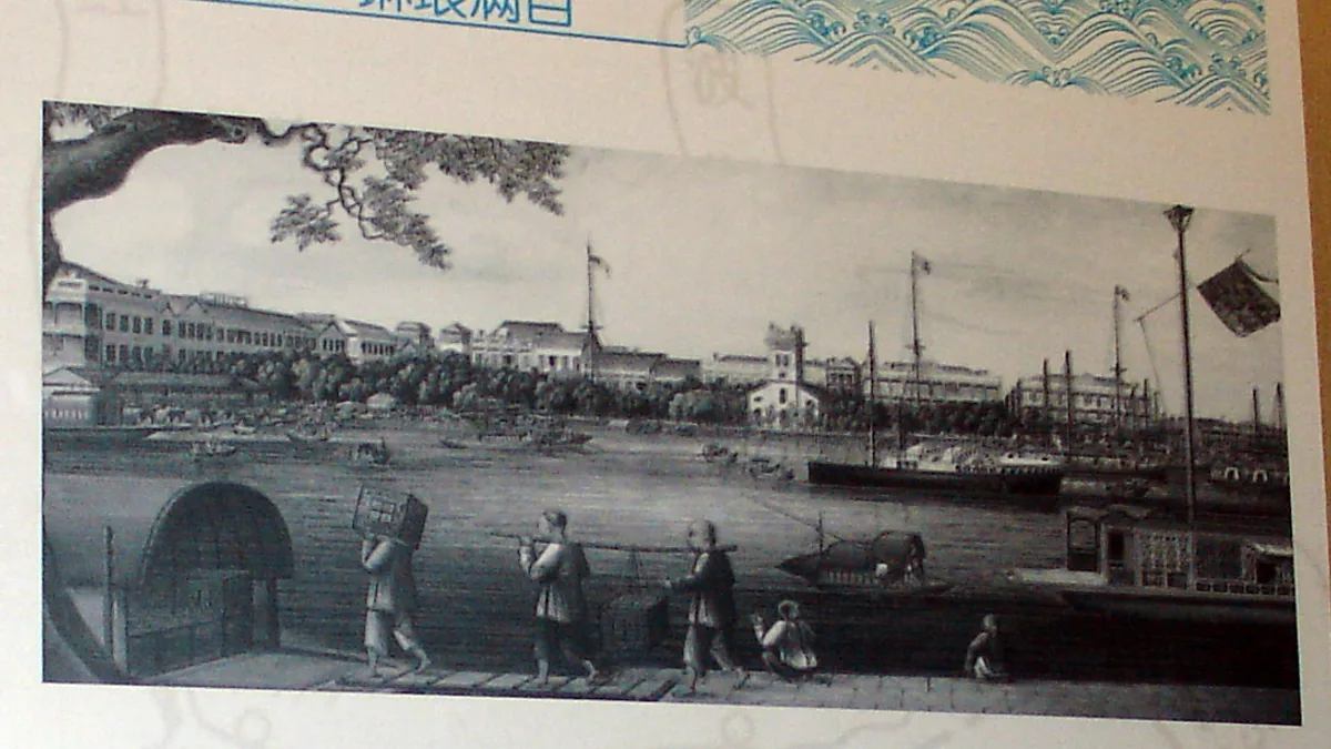 Port of Guangzhou in China