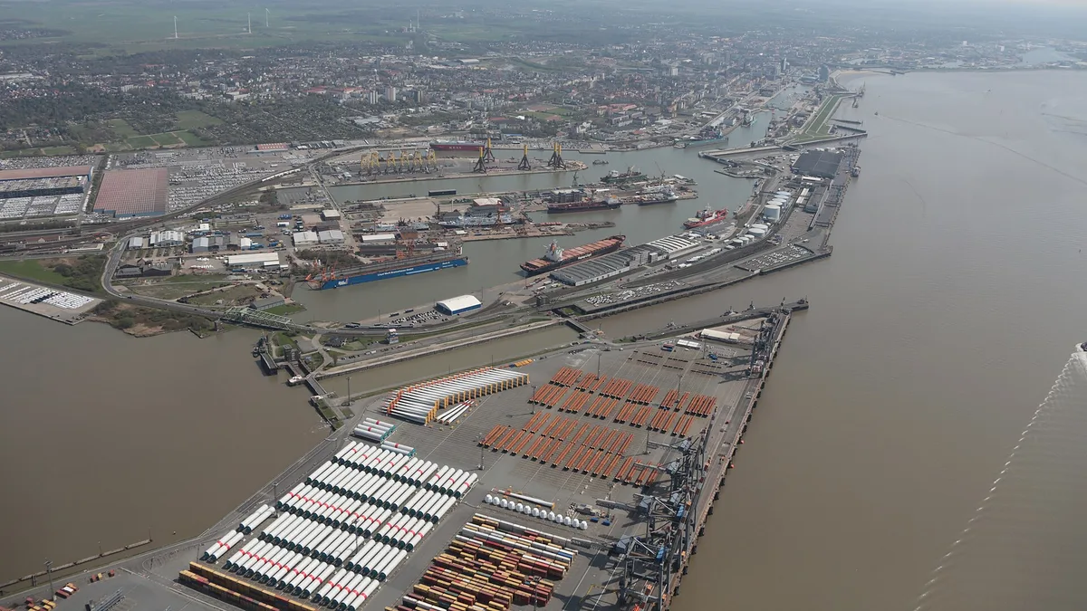 Port of Bremerhaven in Germany