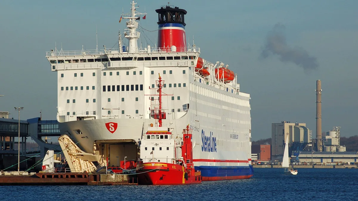 Port of Kiel in Germany