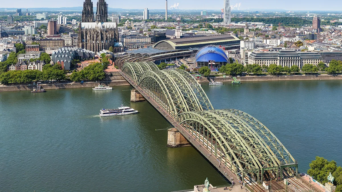 Port of Cologne in Germany