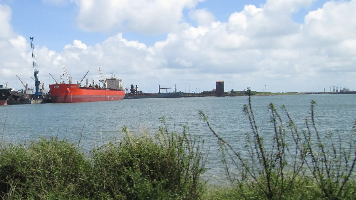 Paradip Port in India