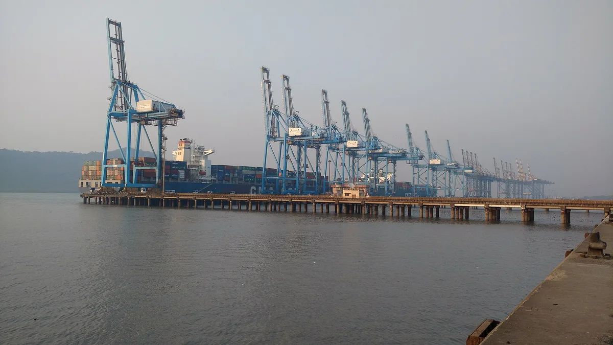 Jawaharlal Nehru Port in India