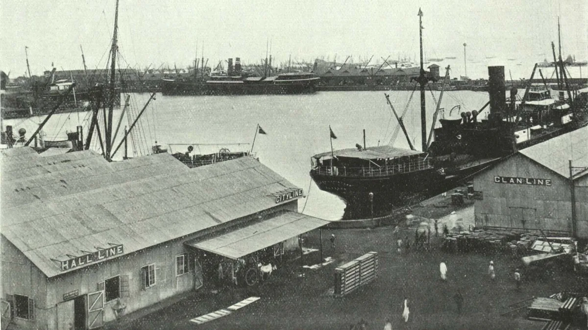 Mumbai Port in India