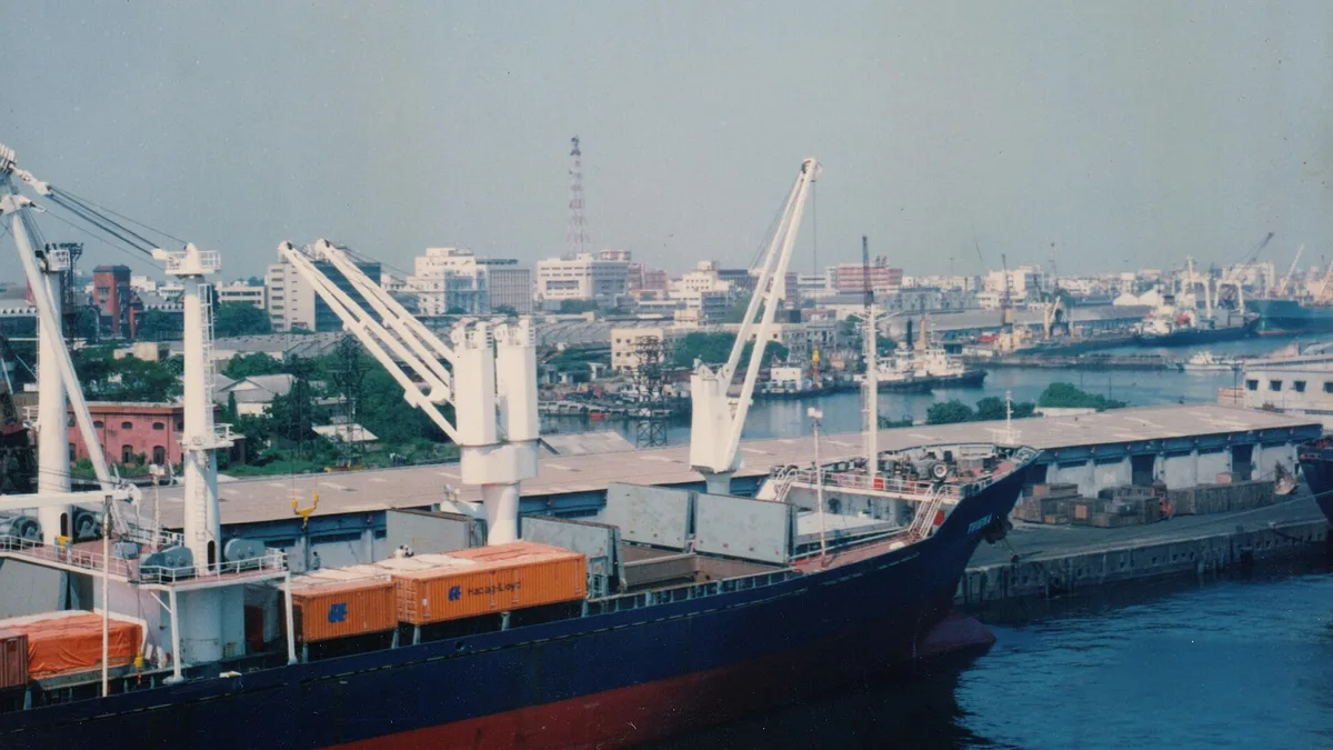 Chennai Port in India