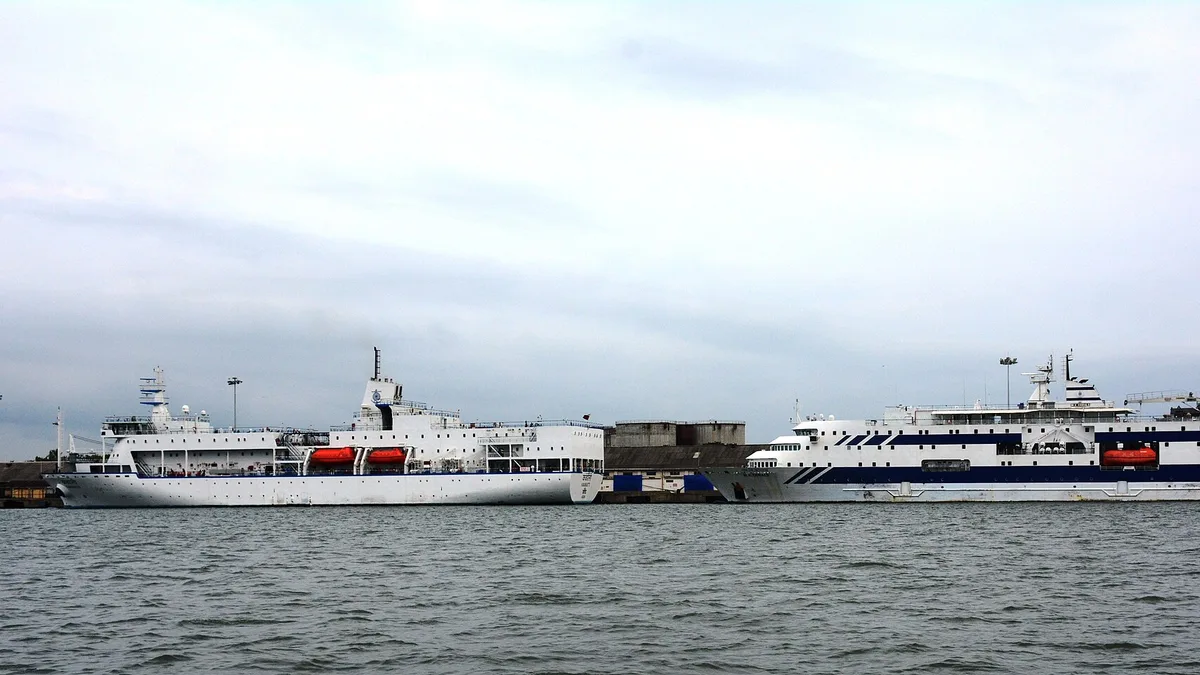 Cochin Port in India