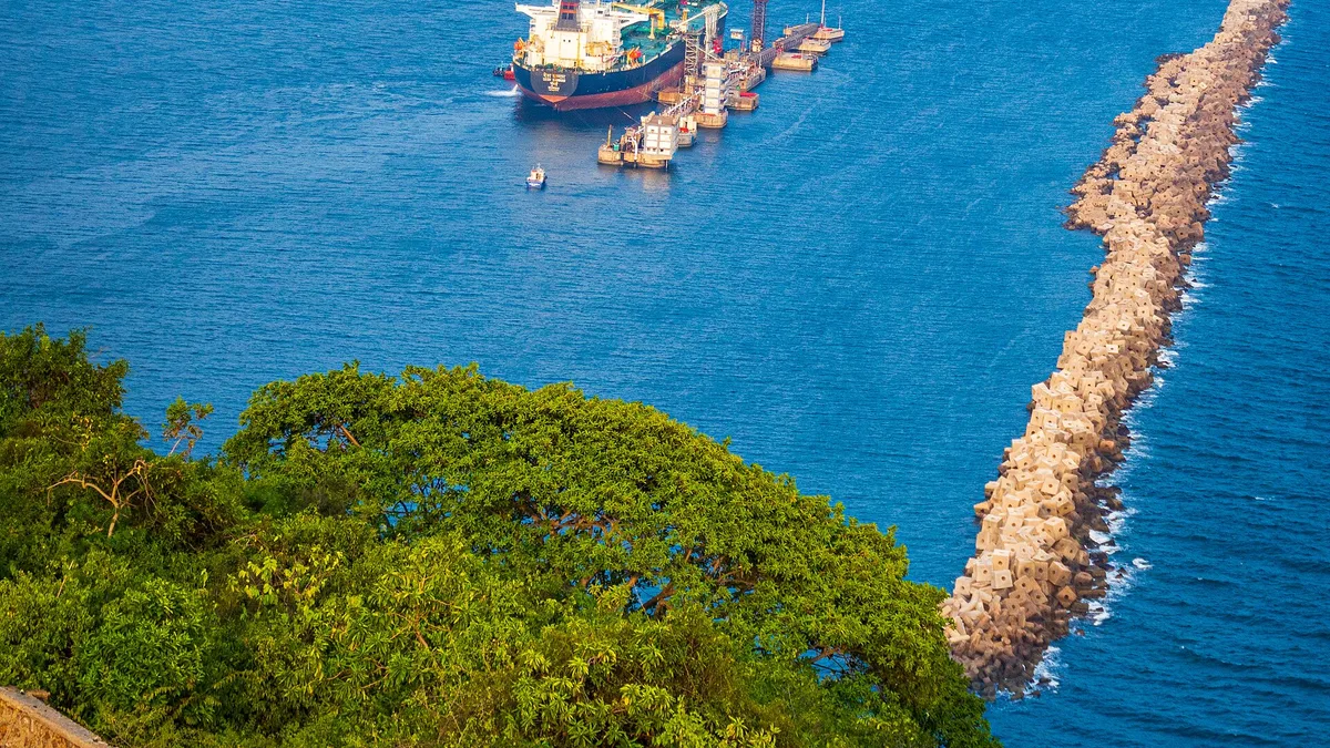 Gangavaram Port in India