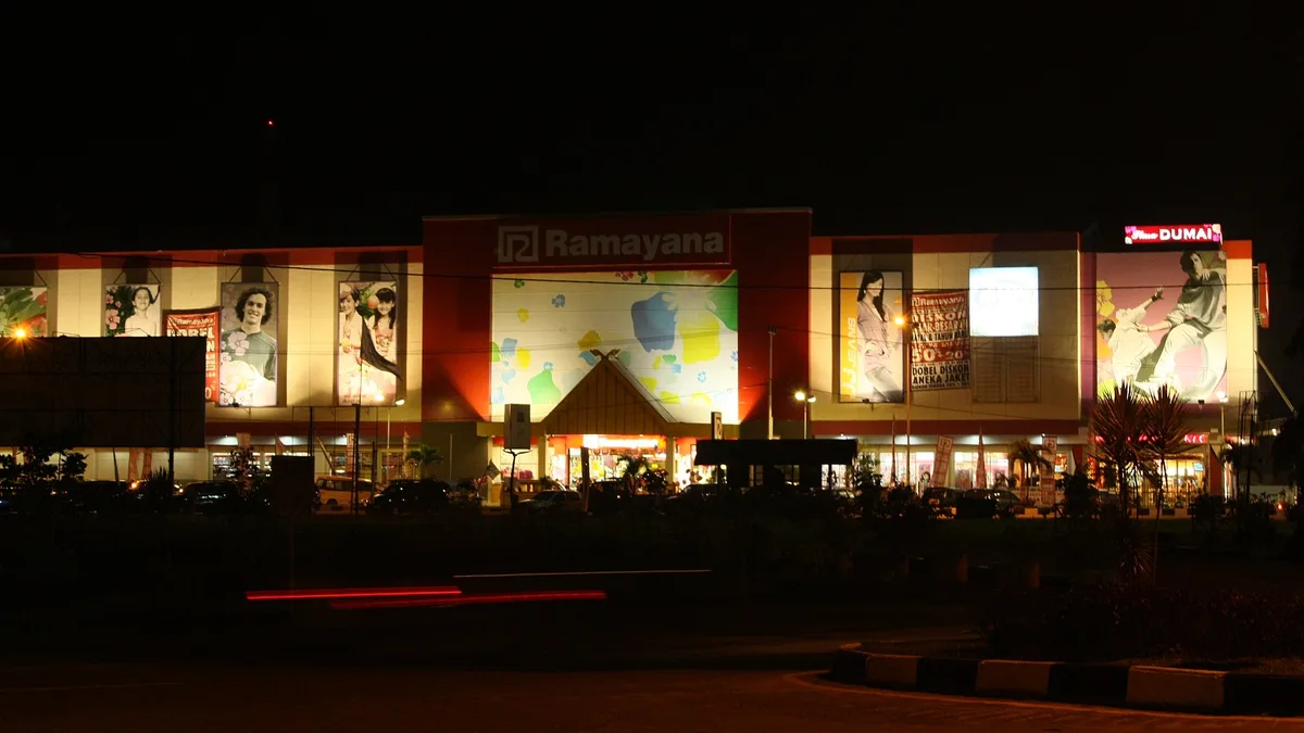 Port of Dumai in Indonesia