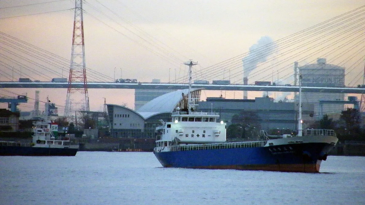 Port of Nagoya in Japan
