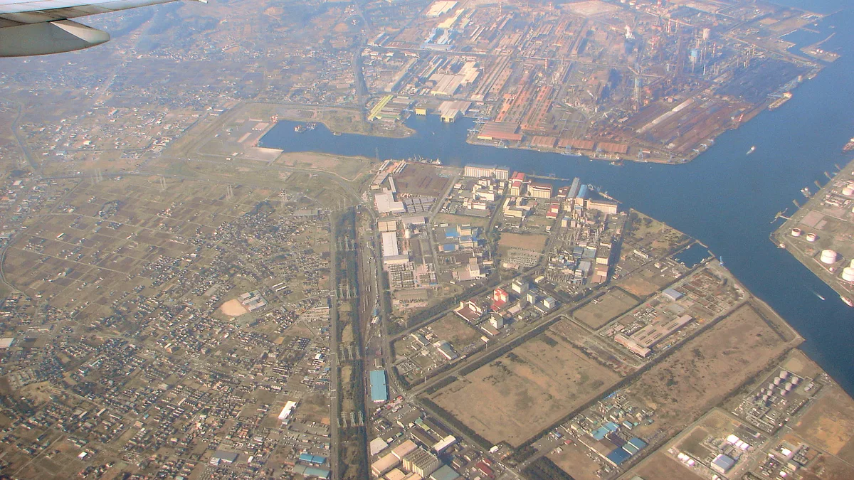 Port of Kashima in Japan